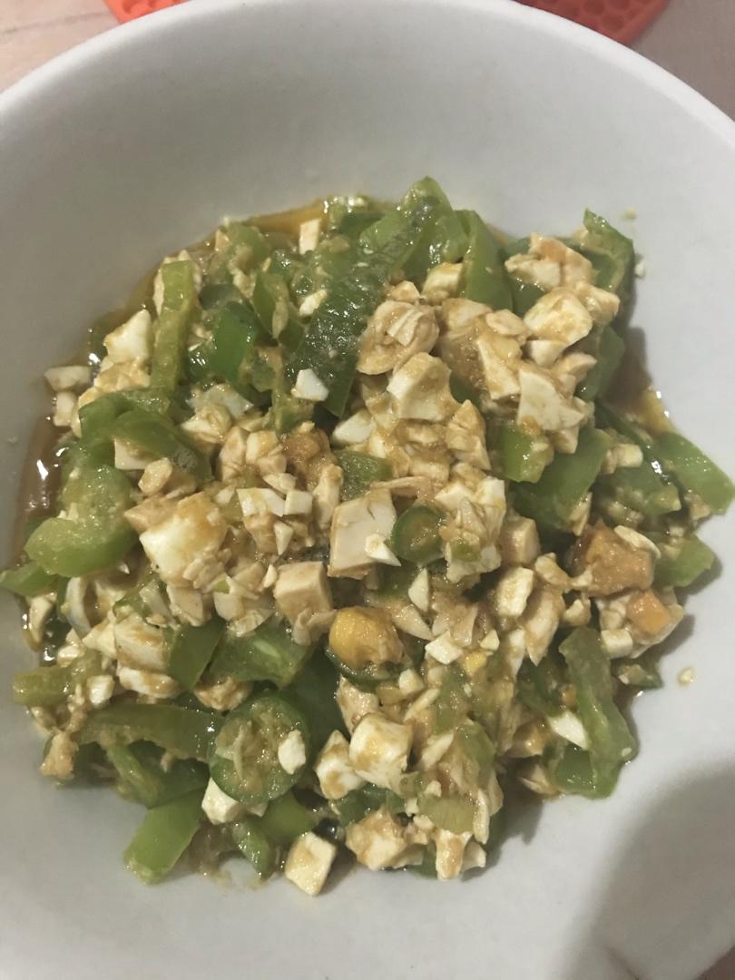 青椒炒咸鸭蛋