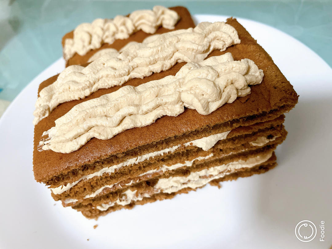 咖啡控必入👉好吃到哭的摩卡奶油蛋糕🍰