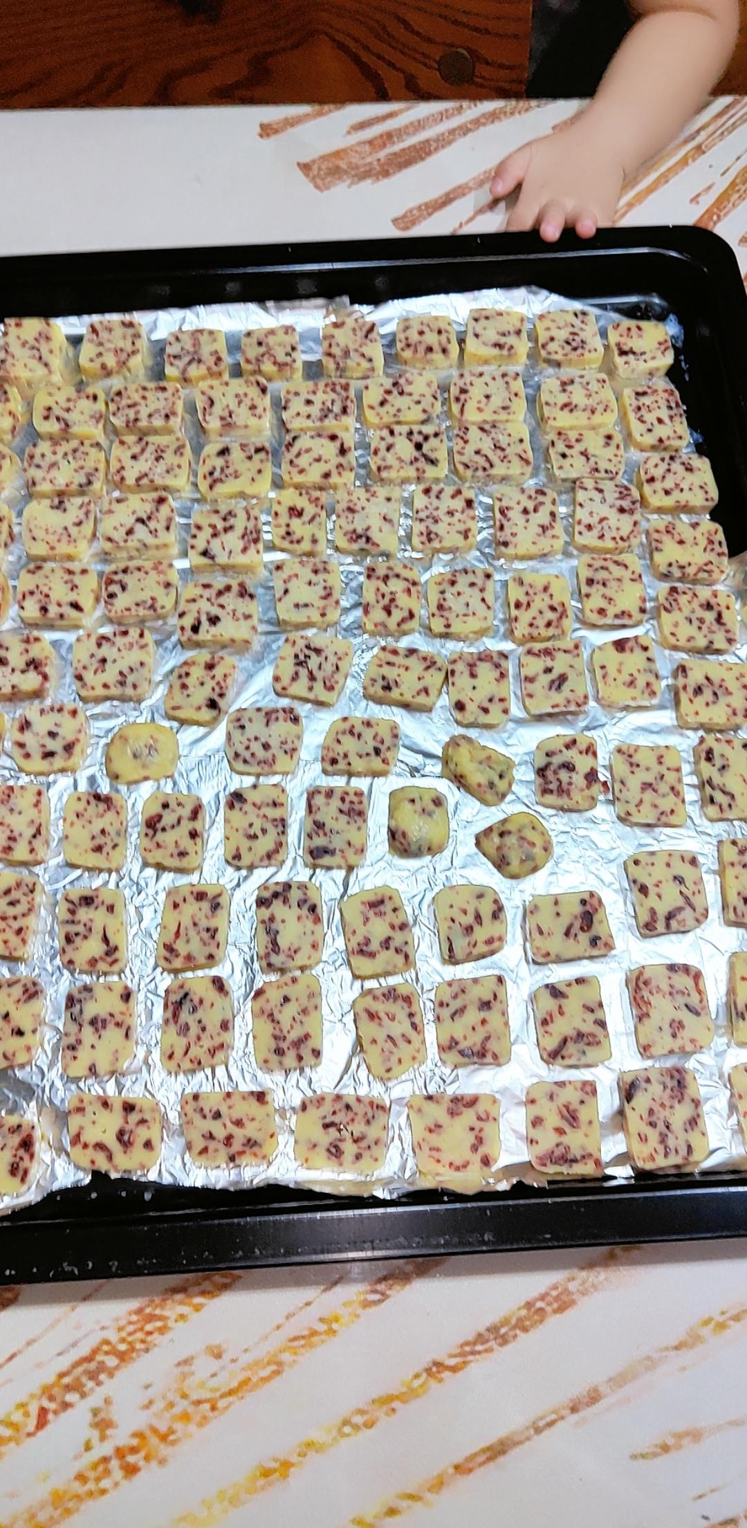 低糖少油版蔓越莓饼干
