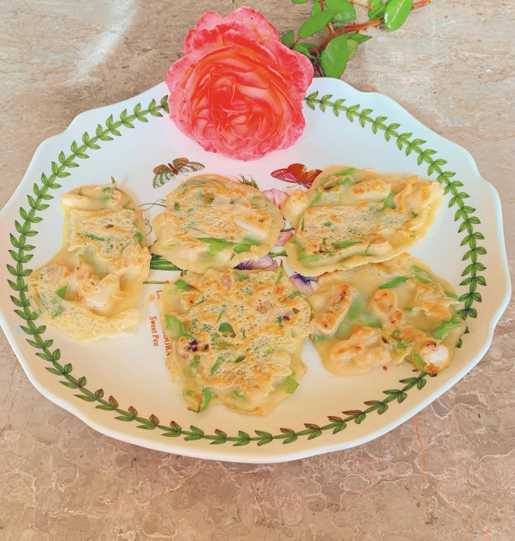 三时三餐韩式海鲜葱饼