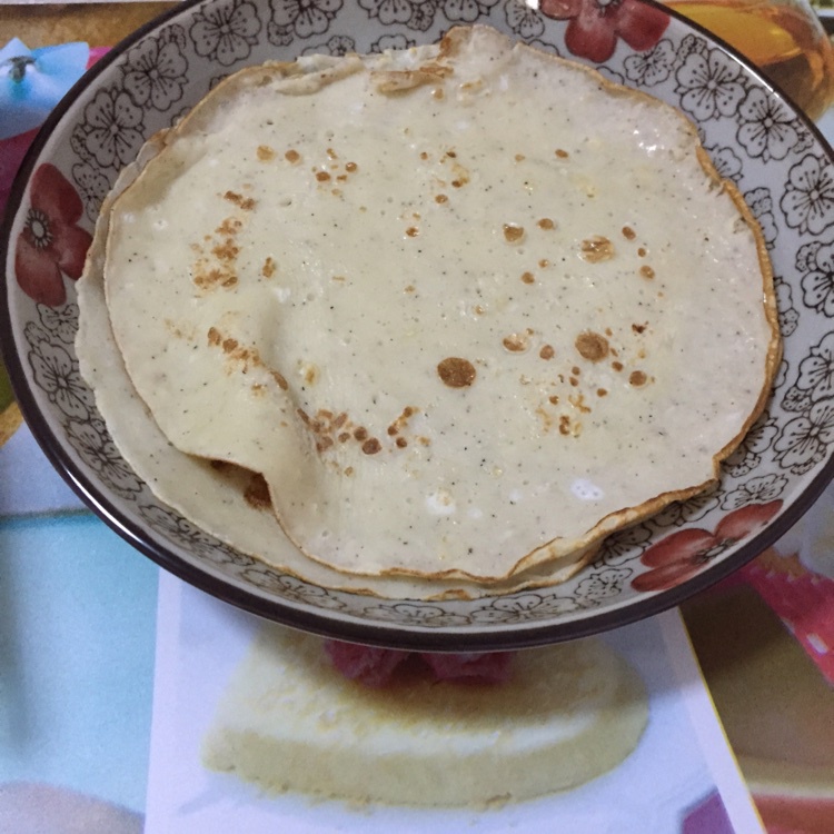 牛奶香蕉蛋饼