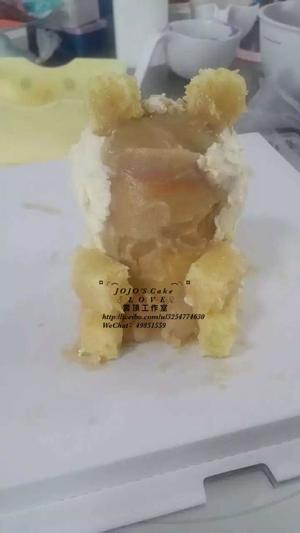 呆萌迷你小熊制作过程的做法 步骤5