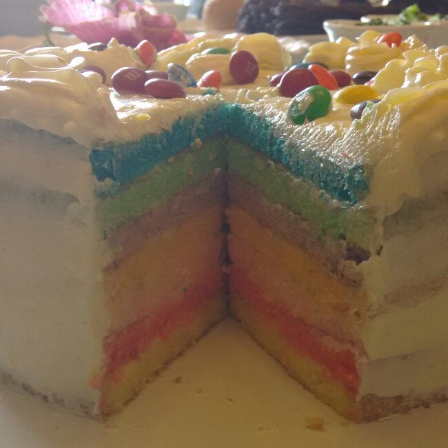 彩虹蛋糕