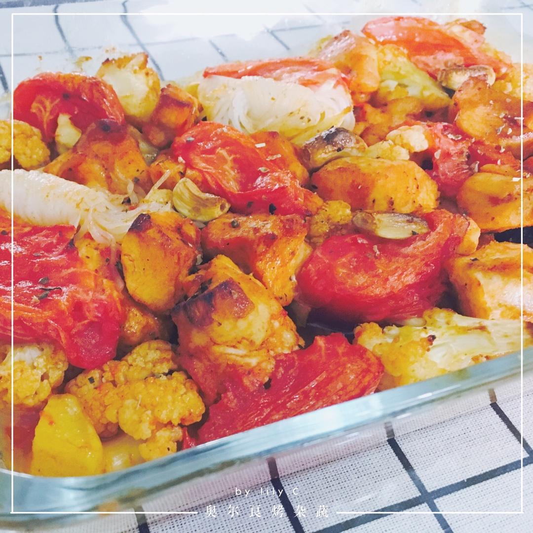 奥尔良烤鸡肉·杂蔬