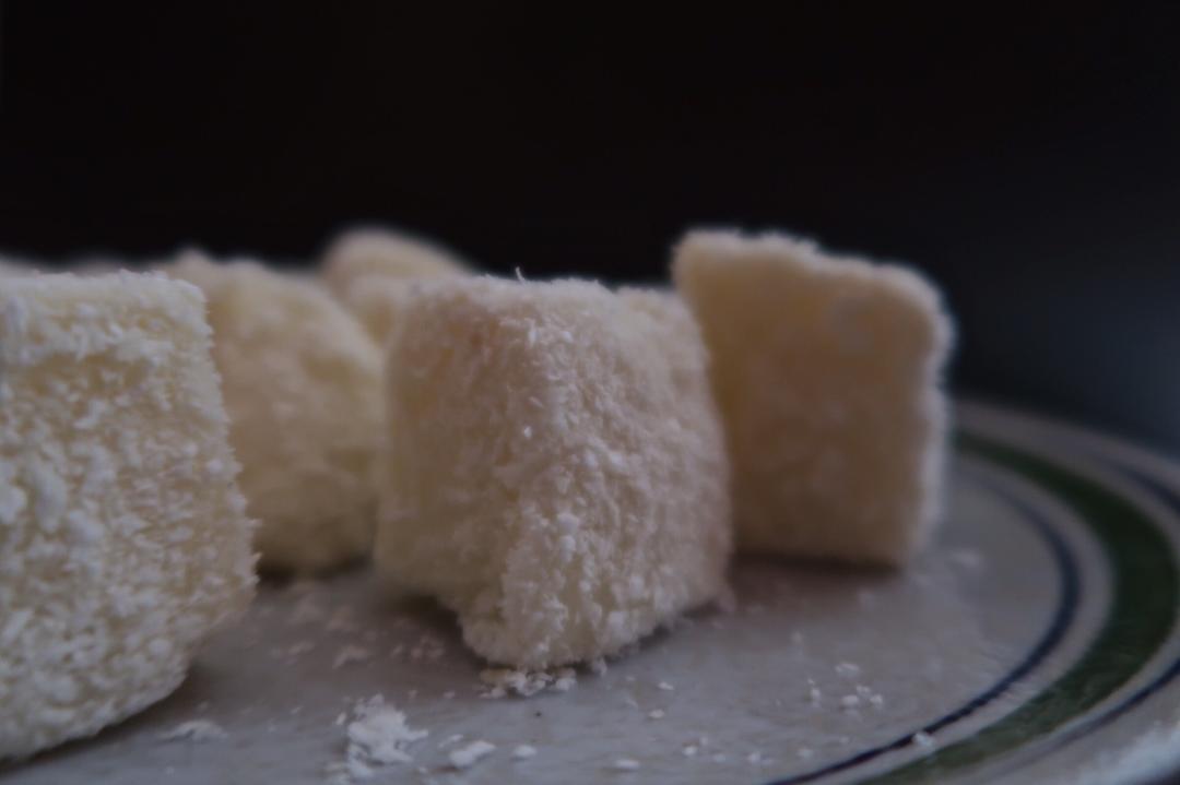 椰丝牛奶小方--椰浆版