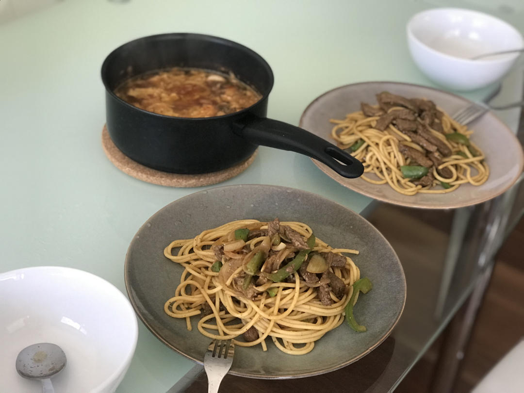 比餐厅好吃的黑椒牛柳意面🍝零失败简单教程