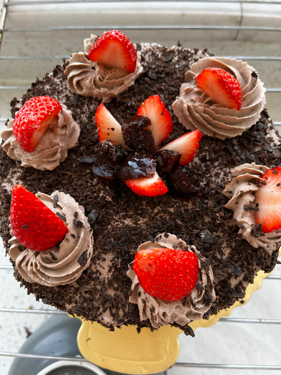 欲罢不能的巧克力三重奏—黑森林蛋糕