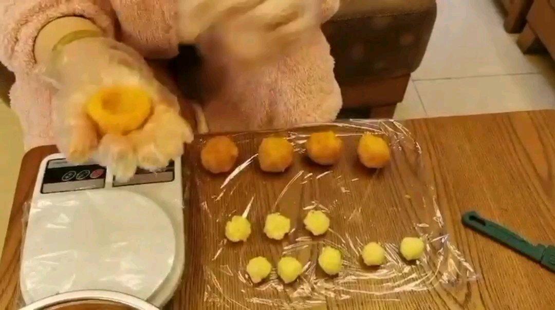 【爆浆紫薯仙豆糕】