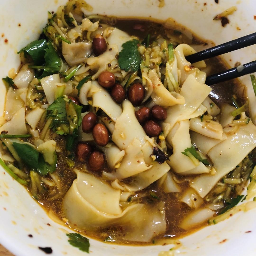 不用水洗的自制凉皮，零失败