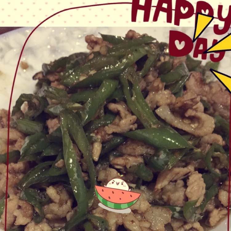 青椒肉丝