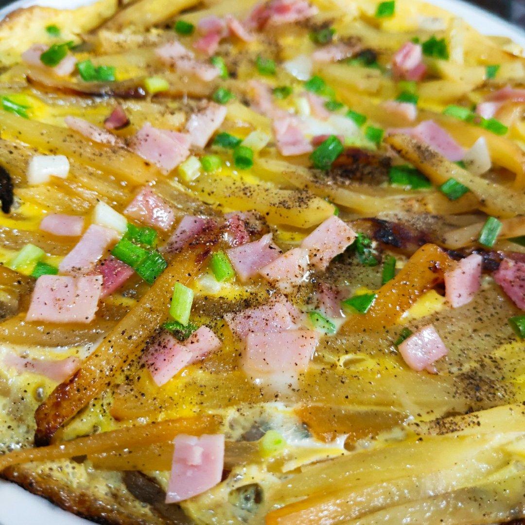 干煸土豆丝饼