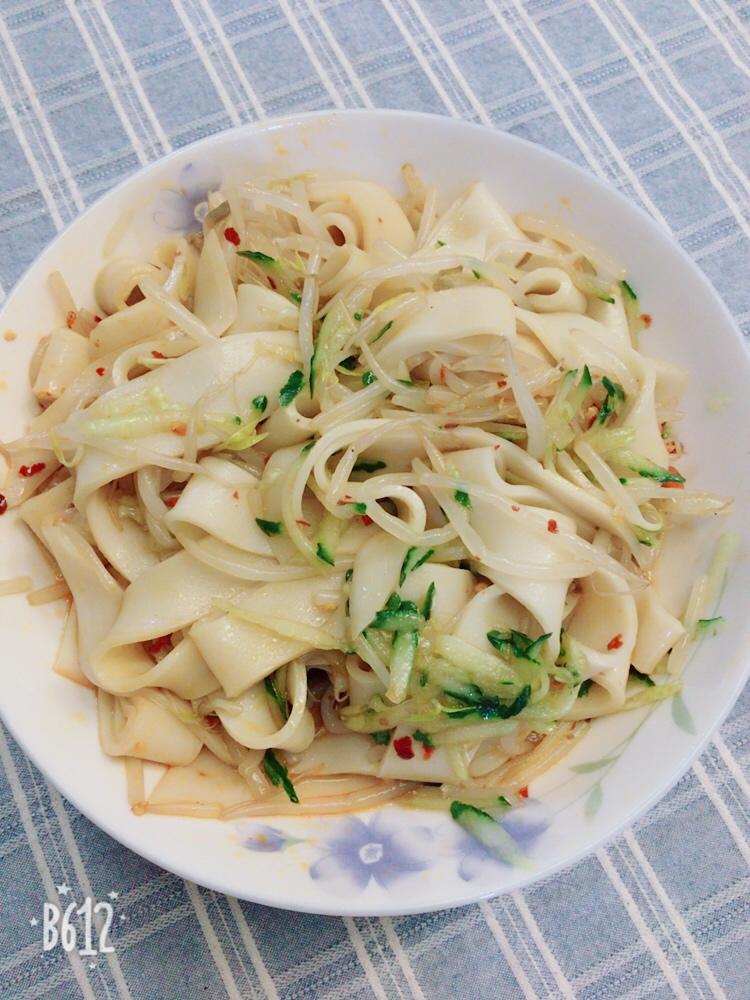不用水洗的自制凉皮，零失败