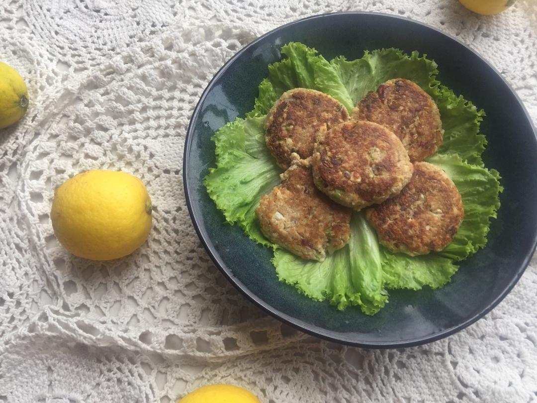 金枪鱼豆腐饼