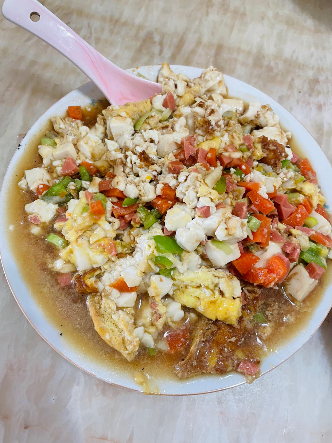 豆腐抱蛋 | 健康快手减脂菜