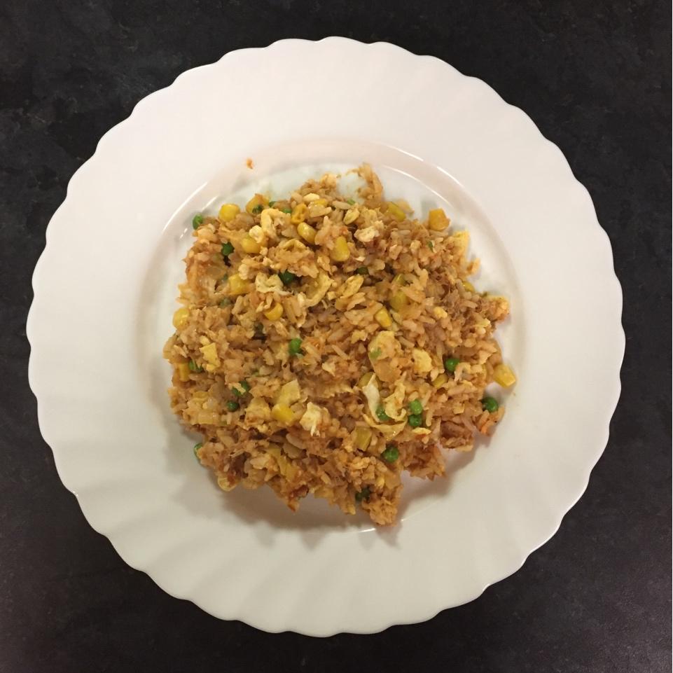 超浓芝士香肠炒饭