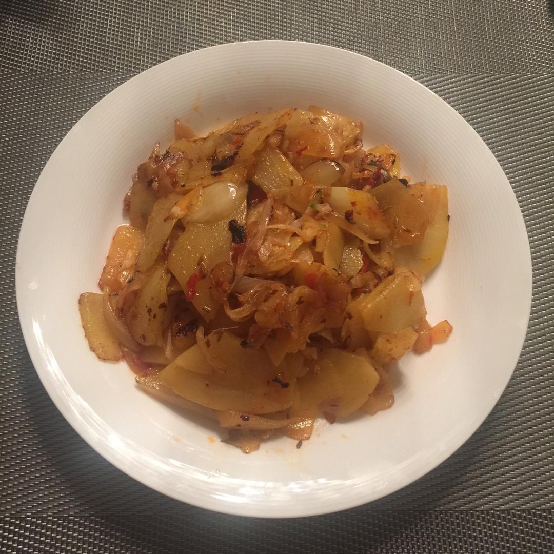 孜然洋葱土豆片