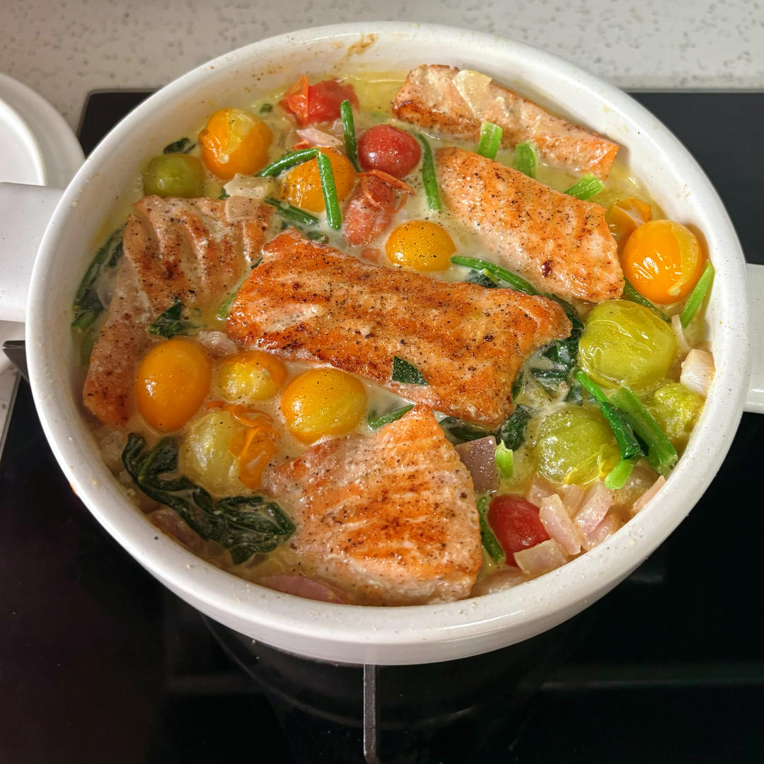 ［三文鱼创新吃法］托斯卡纳三文鱼 Tuscan Salmon