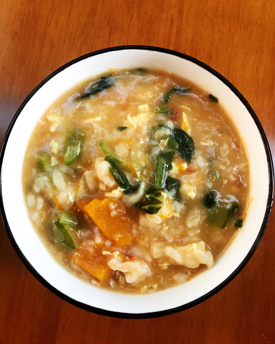 南瓜疙瘩汤