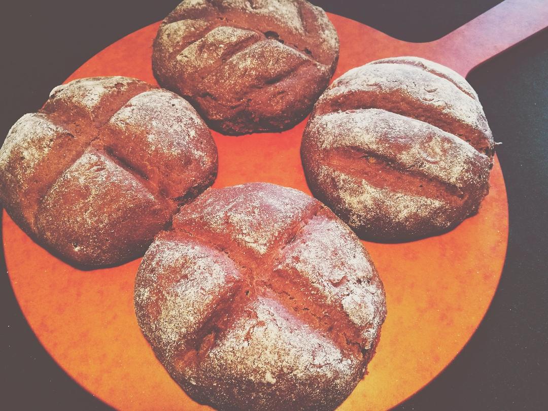 香蕉巧克力软欧包