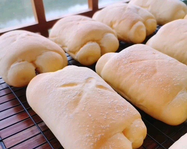 纯奶手撕吐司的做法 步骤1