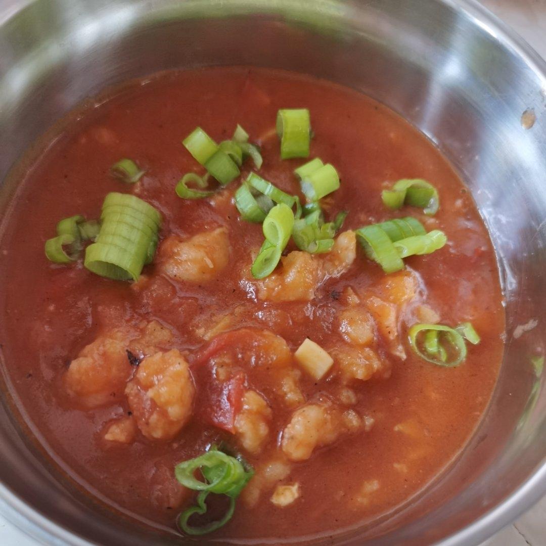 【番茄酸汤虾滑】家常快手做法
