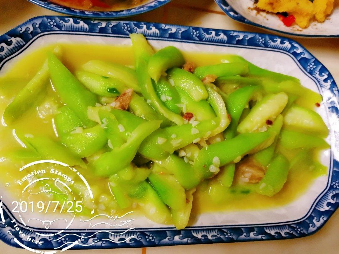家常清炒丝瓜