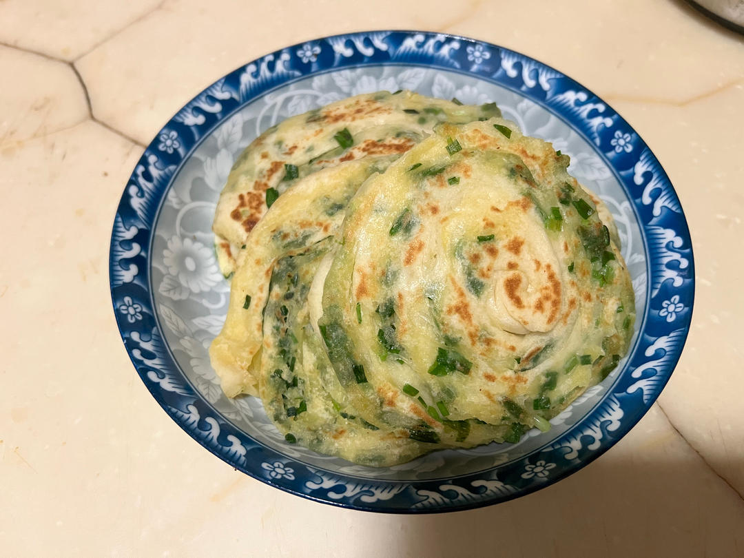 葱花饼（冷了也不硬）