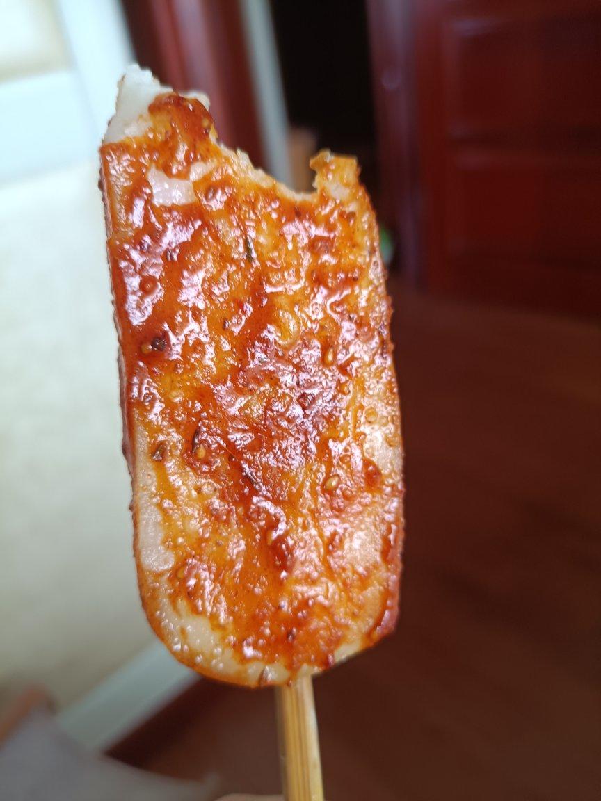 秒杀路边摊外酥里糯脆皮烤年糕