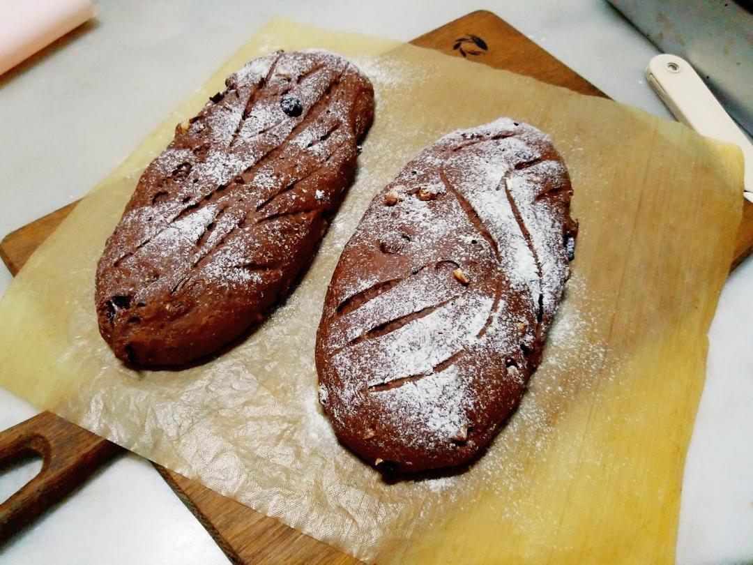 香蕉Nutella核桃蔓越莓软欧