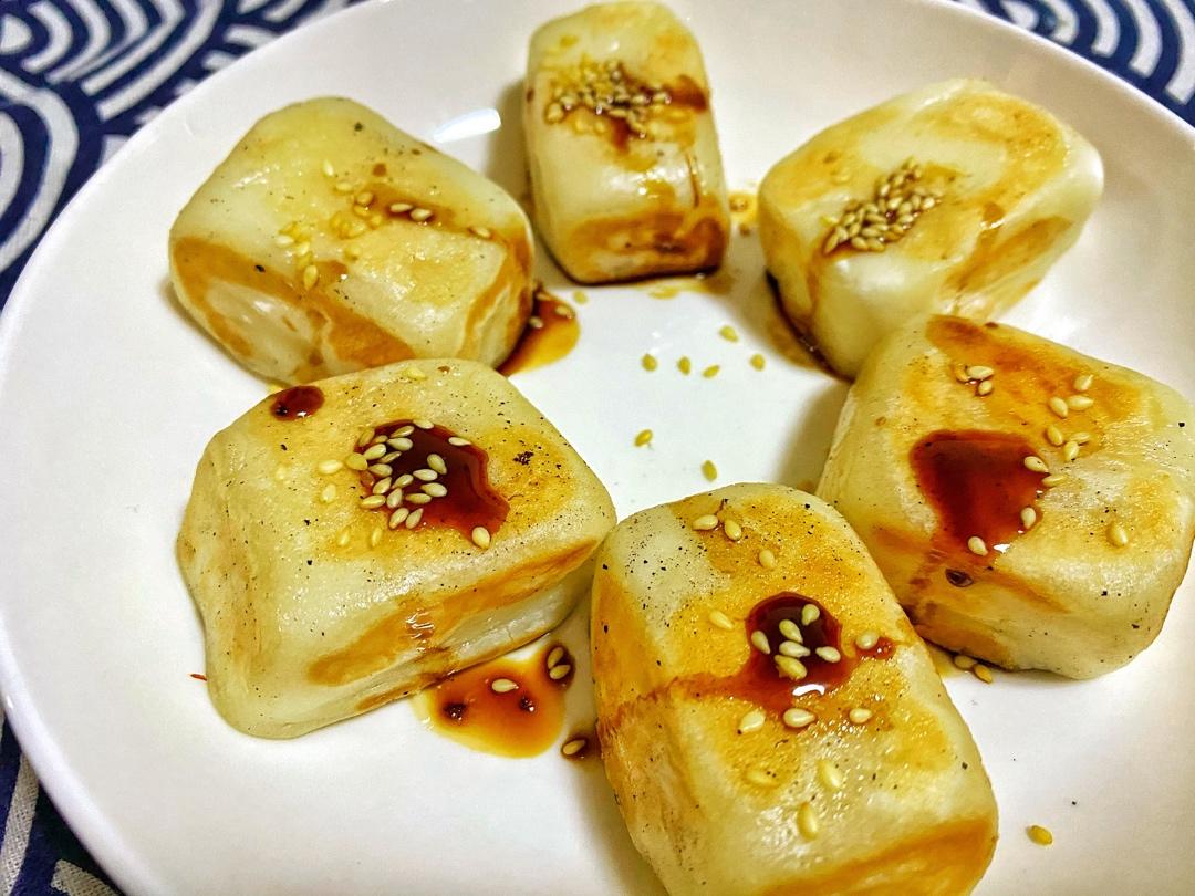 ㊙️无需烤箱，一口爆浆的芝士年糕，好吃到转圈