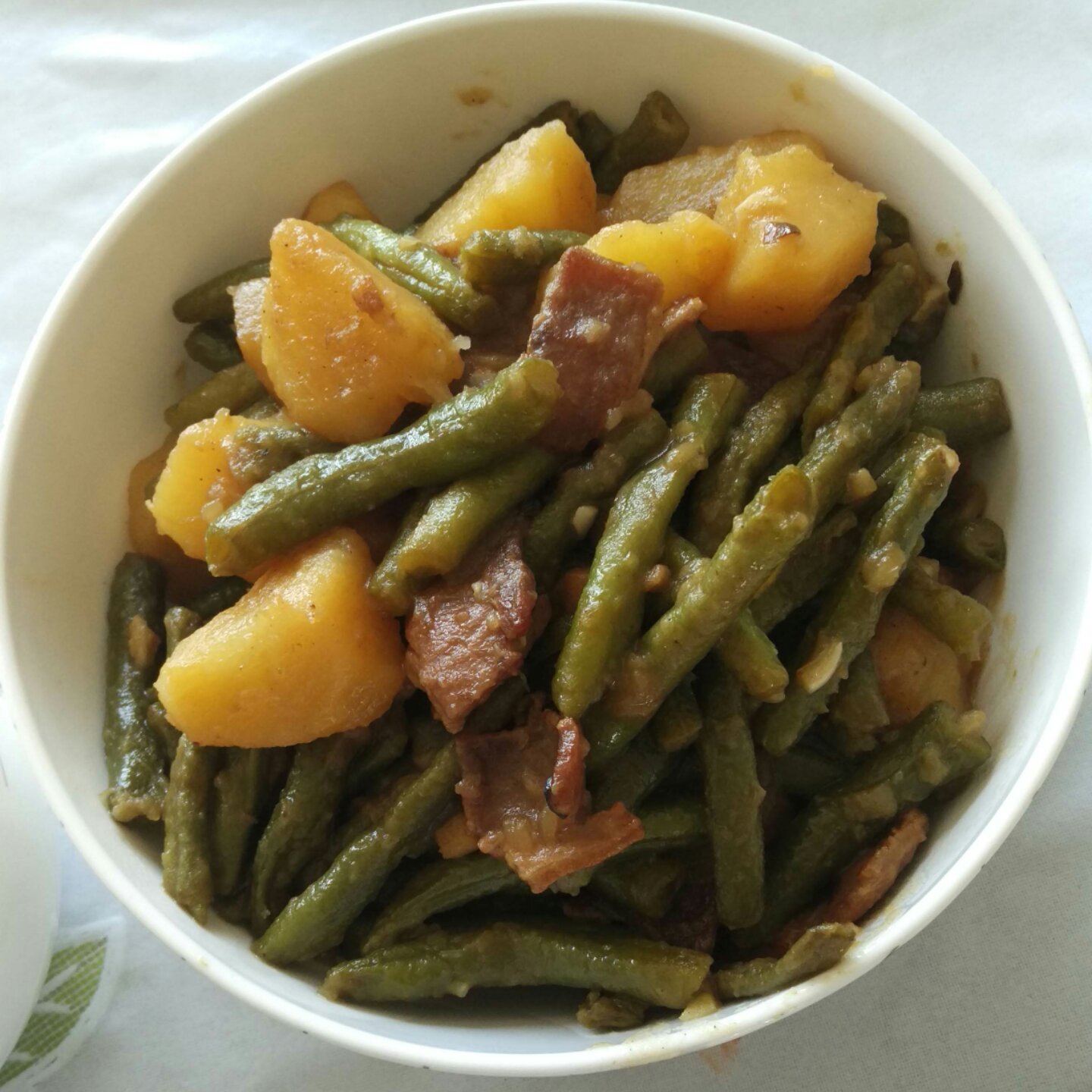 雪莓做的土豆炖豆角