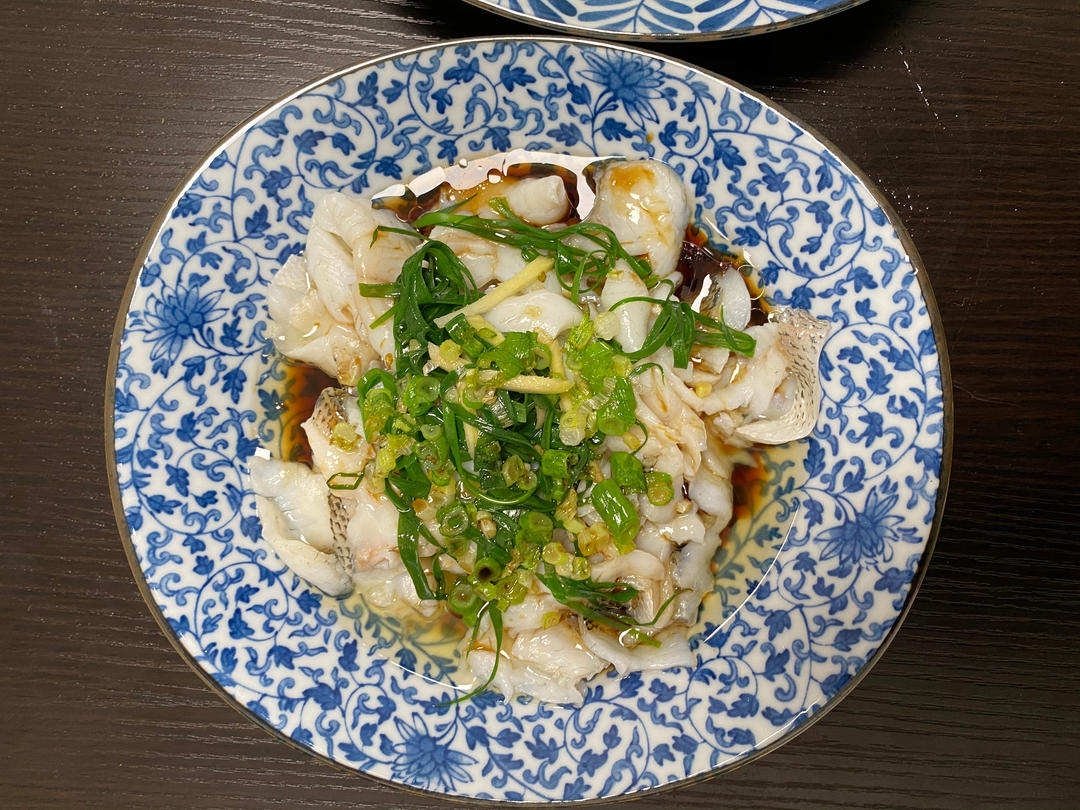 葱油淋鱼片
