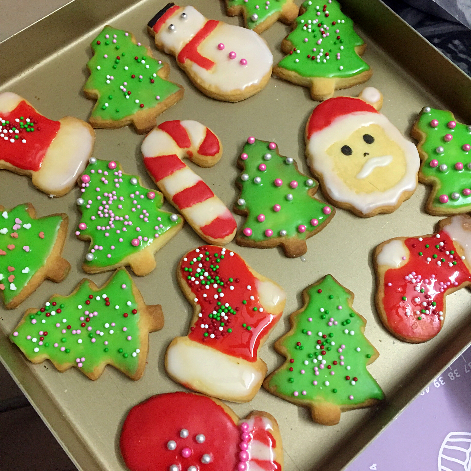 圣诞节糖霜饼干