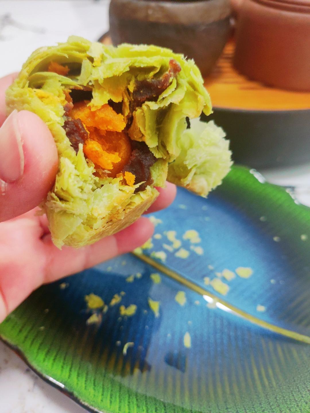 不用揉出膜、不用醒面就能酥掉渣的中式酥皮点心