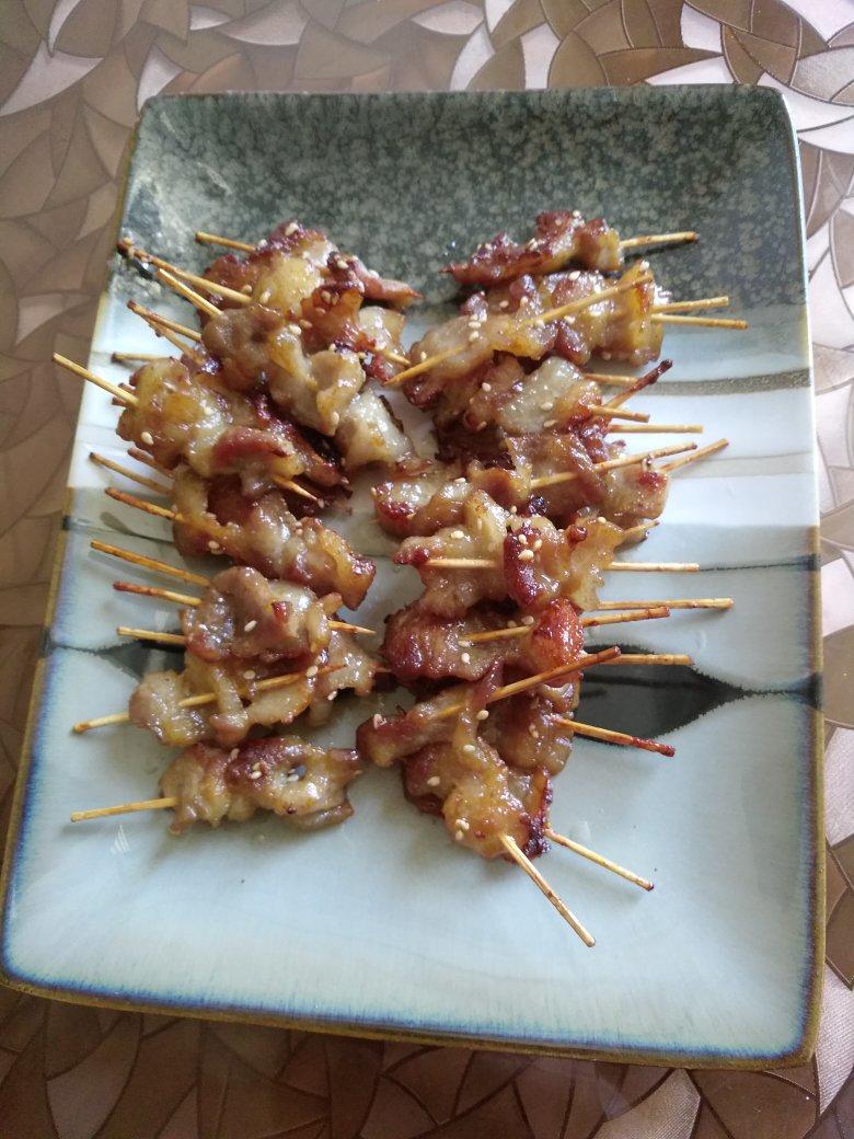 烤牙签五花肉