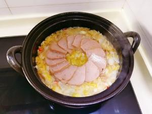 东北酸菜炖粉条😋午餐肉的做法 步骤9