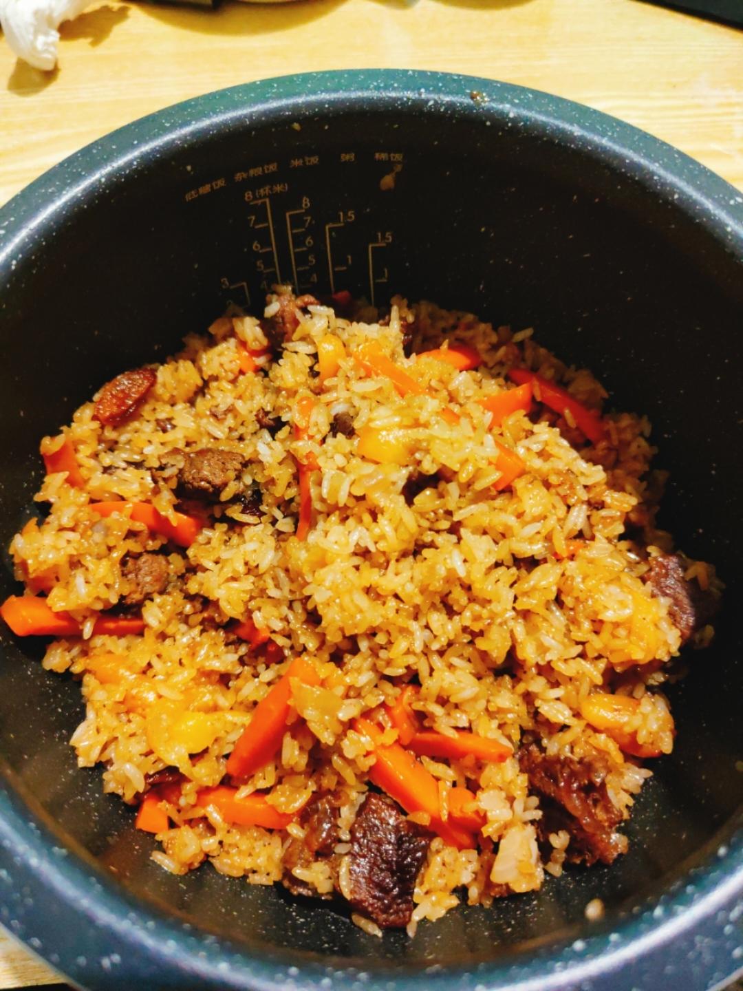 新疆羊排抓饭（出锅后米粒分明的秘密）