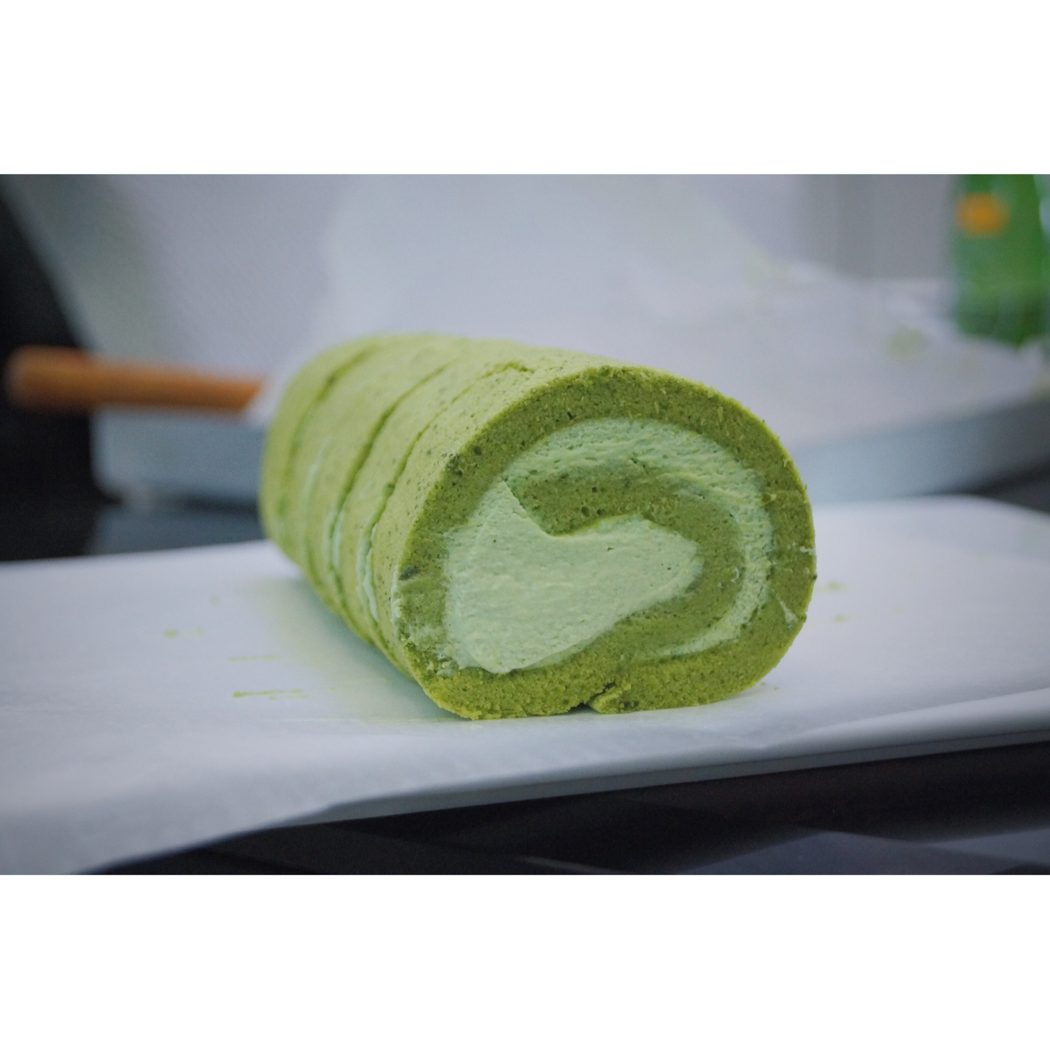 【曼达小馆】居酒屋系列：抹茶蜜豆卷与抹茶鸡尾酒