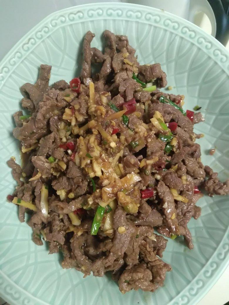 十八秒生爆牛肉