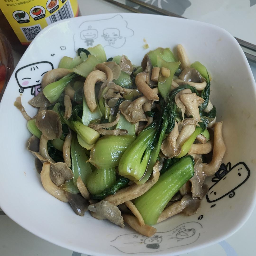 油菜蘑菇