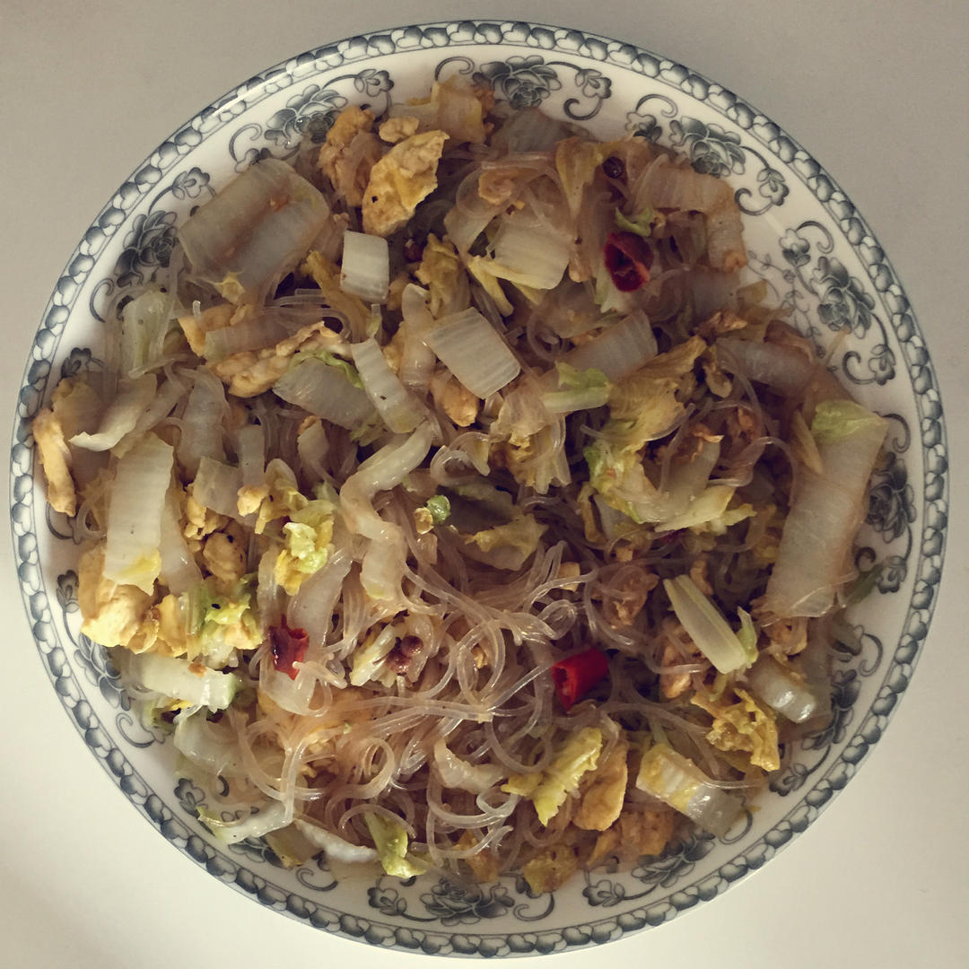 白菜炒粉丝