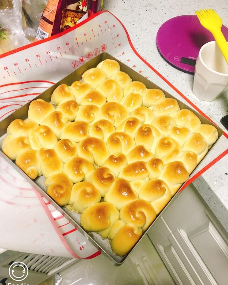 中种法蜂蜜面包---定制烤盘版本