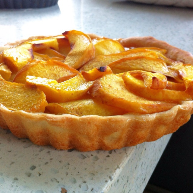 焦糖黄桃派