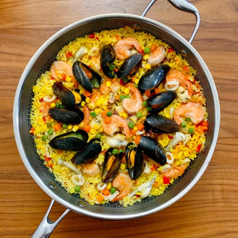 【曼食慢语】Seafood Paella 西班牙海鲜饭