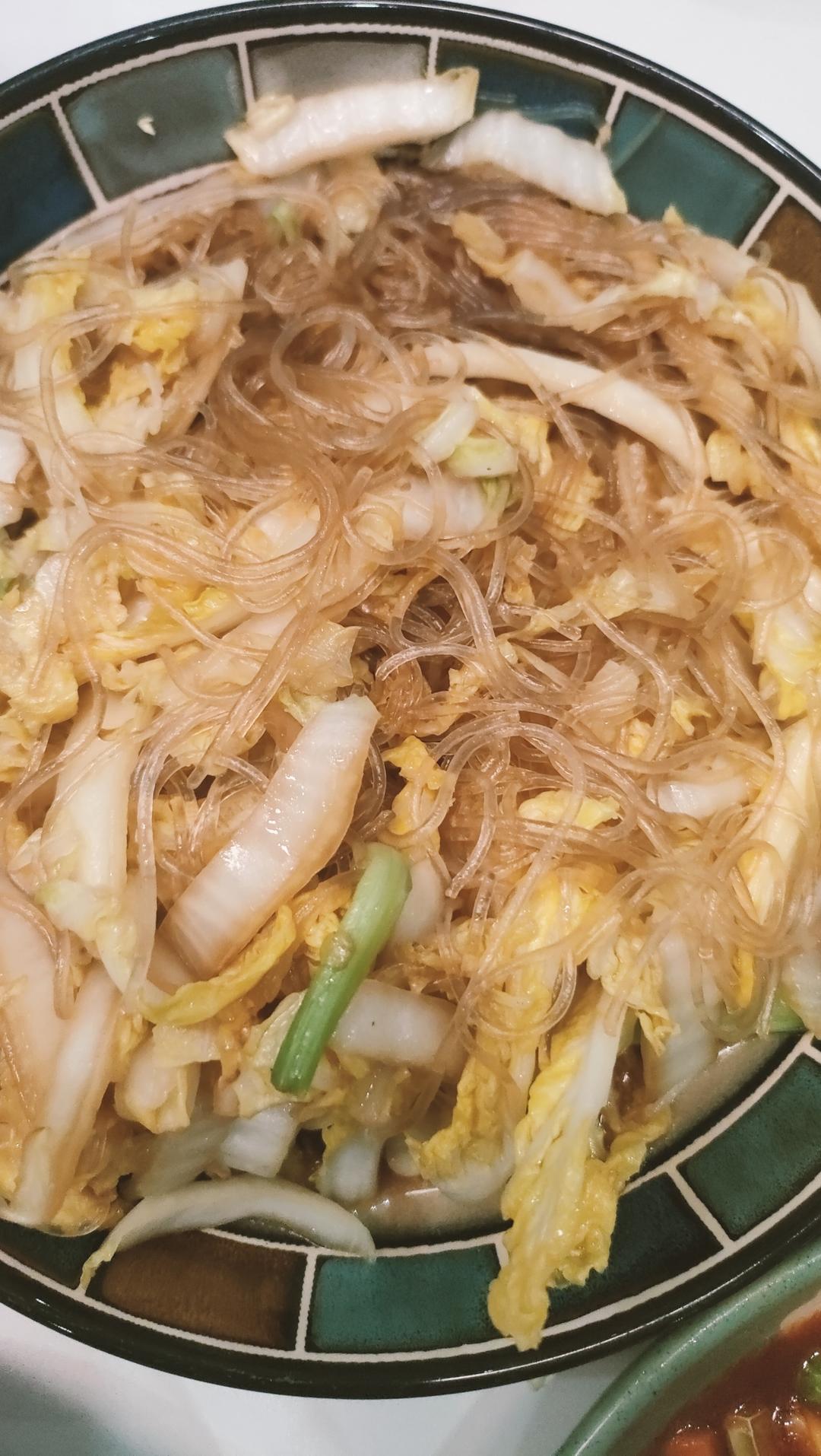 大白菜炒粉丝