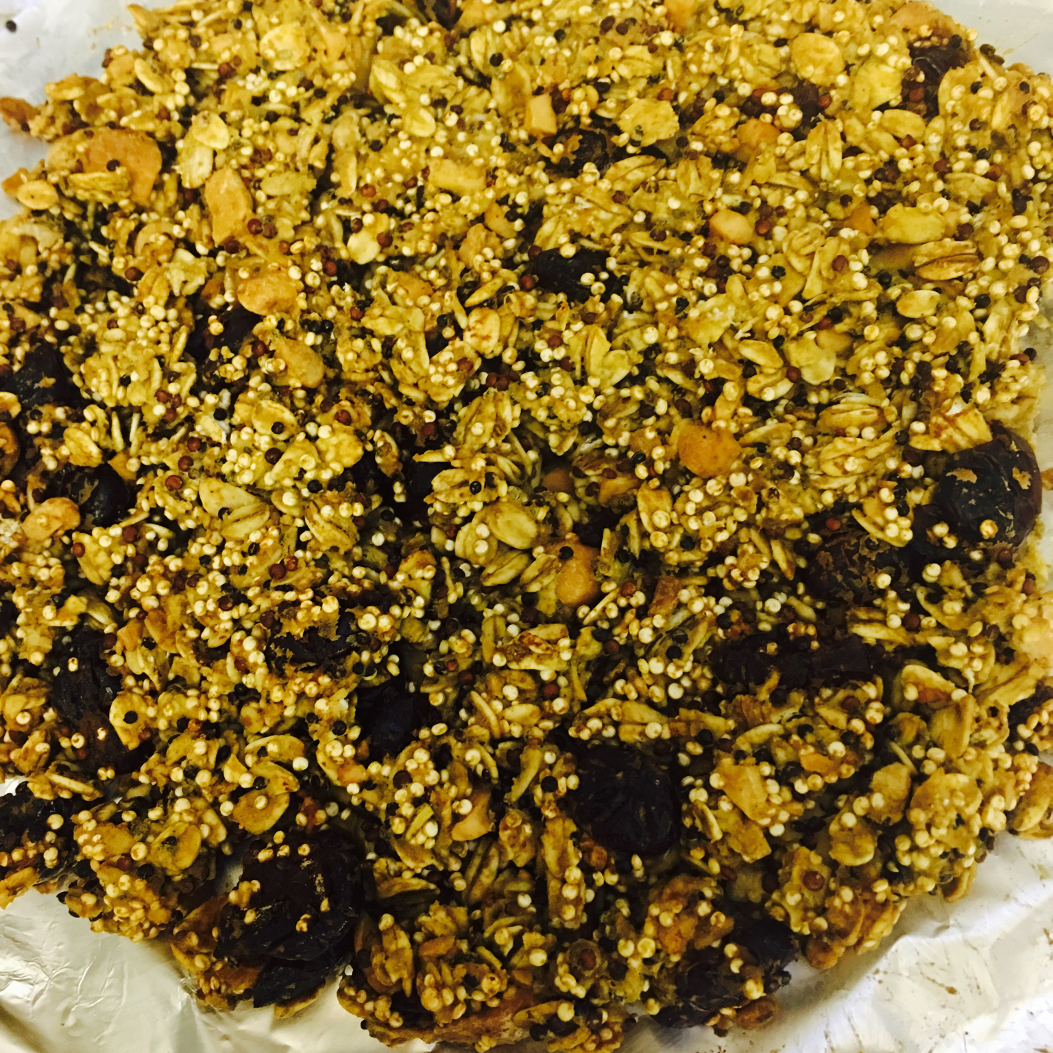 【减脂增肌】高蛋白香蕉蓝莓藜麦能量棒 Banana&blueberry quinoa protein bar