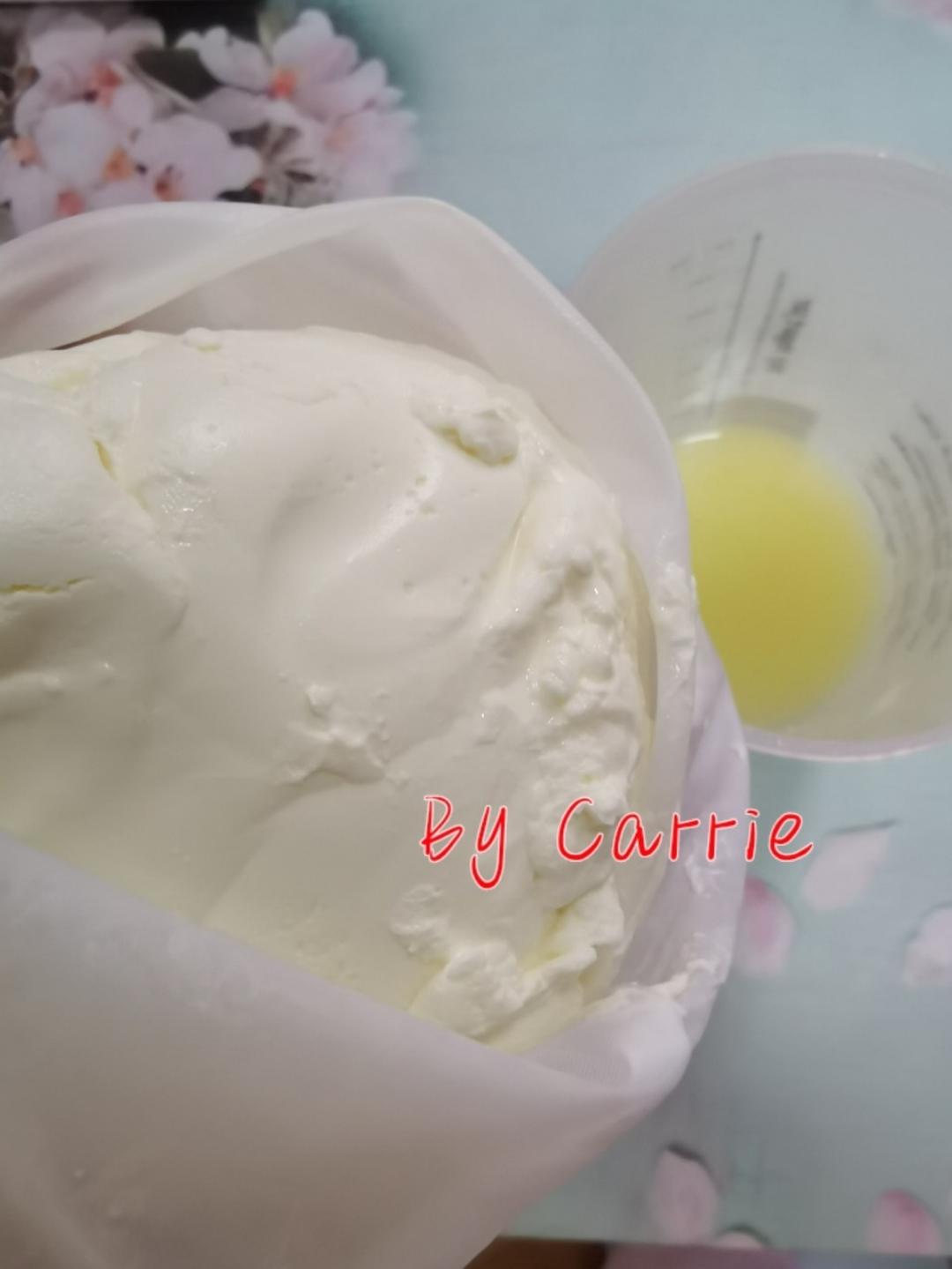 自制奶油奶酪【自制酸奶乳酪】可抹面做馅儿