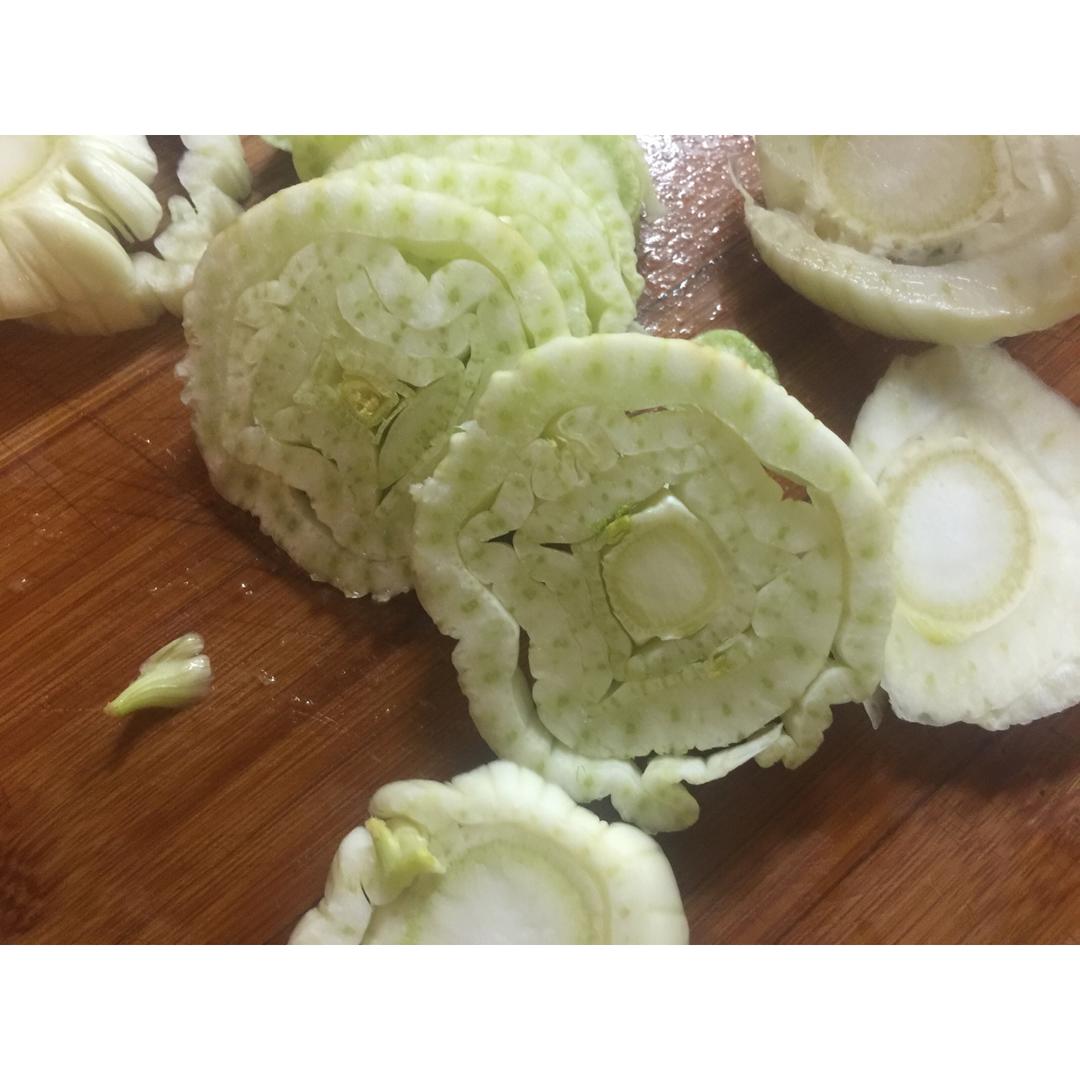 球茎茴香炒牛柳