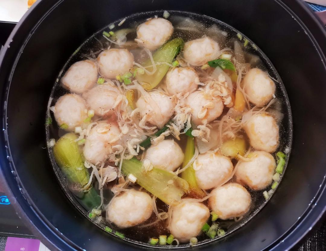 青菜鱼丸汤