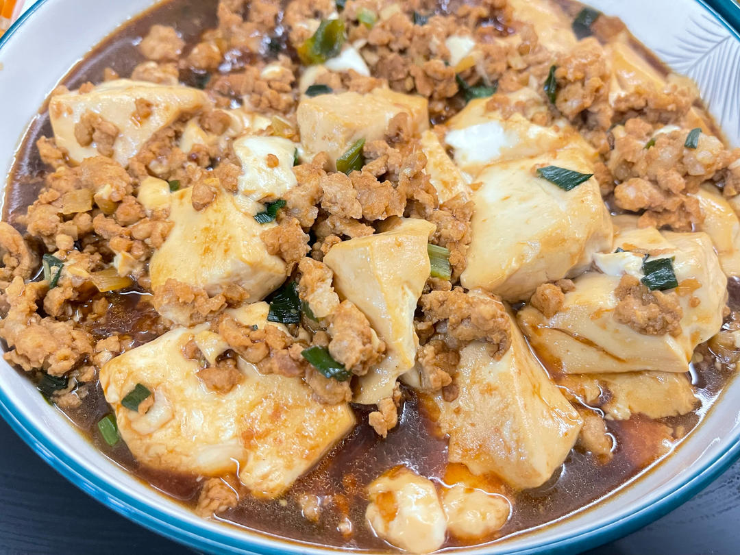 肉末嫩豆腐｜嫩滑口感爽口！这道快手菜超级下饭！！（减脂少油版）